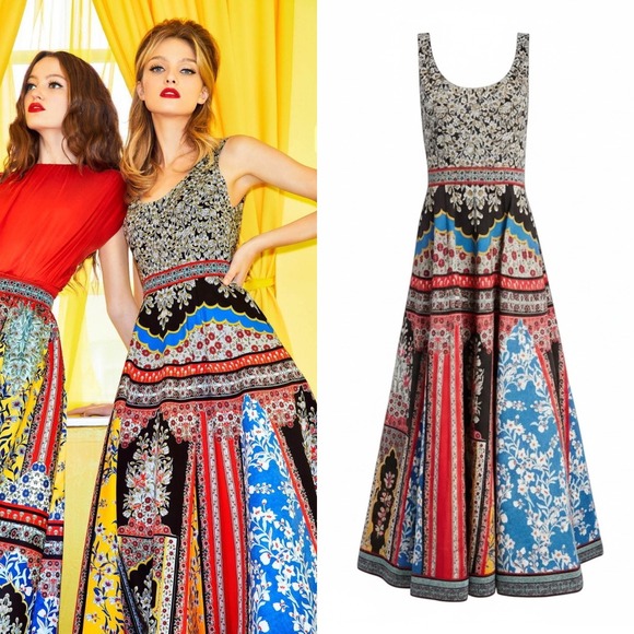 Alice + Olivia Dresses & Skirts - NWT Alice + Olivia Arya Cotton Fit & Flare Maxi Dress Pre-Fall 2019 - Size 2